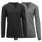 Men's Long Sleeve Waffle-Knit Thermal Henley Shirt 2 Pack